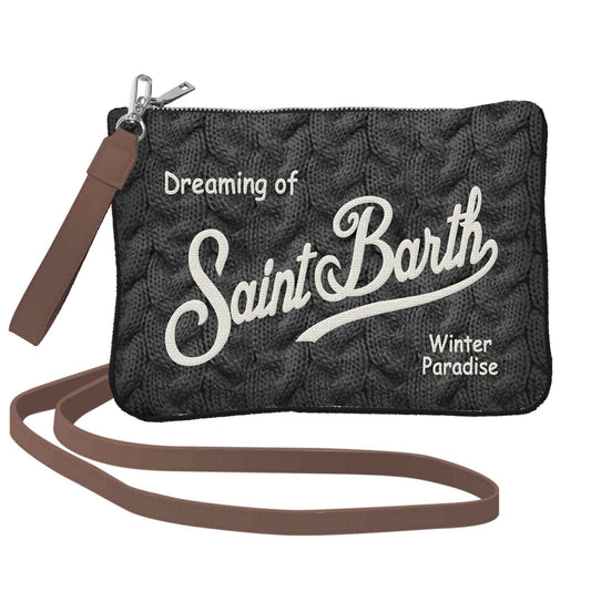 Pochette Tricot black