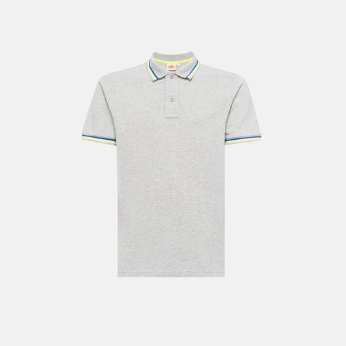 Polo Brice grey melange