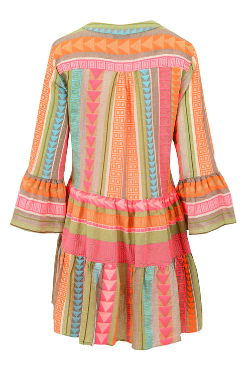 Dress Ella Midi multi pink