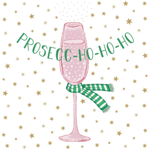Servietten "Prosecco-Ho-Ho"