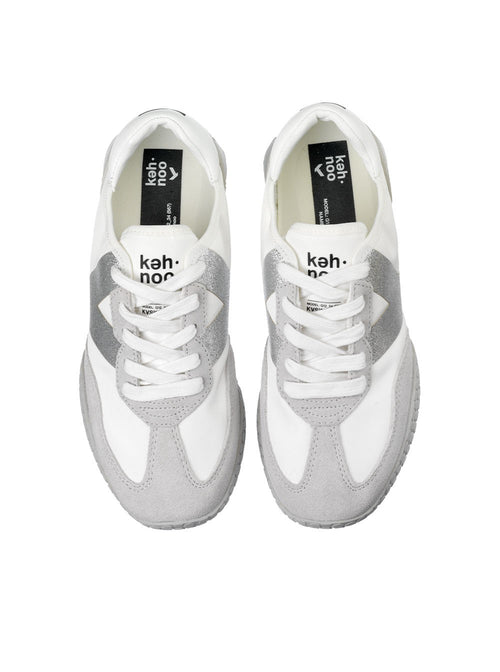 Kehnoo Sneakers white/silver