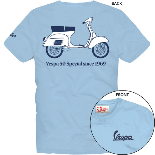 Mc2 Saint Barth Shirt Vespa Limited Edition light blue