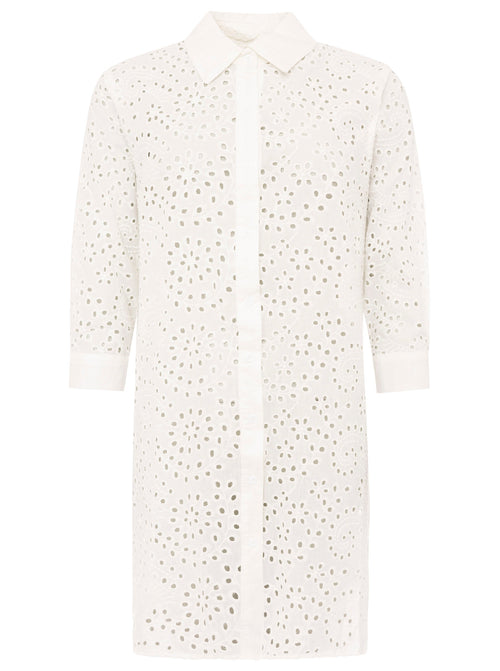 Long Blouse "Lochstickerei"