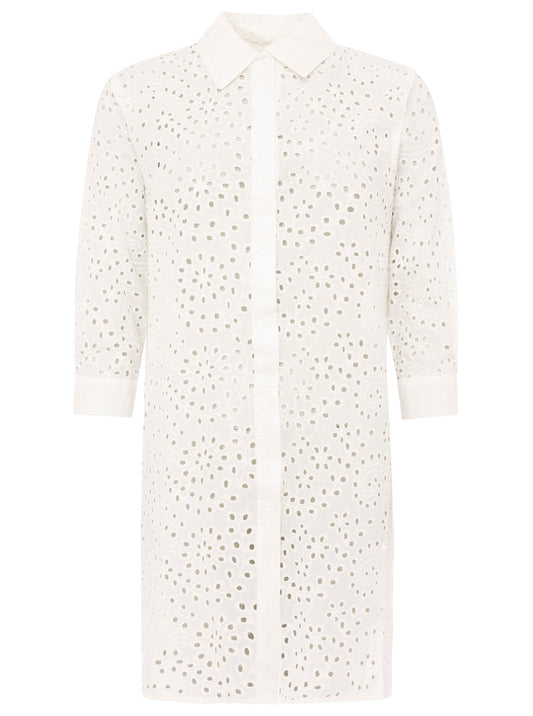 Long Blouse "Lochstickerei"