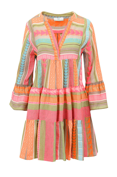 Dress Ella Midi multi pink