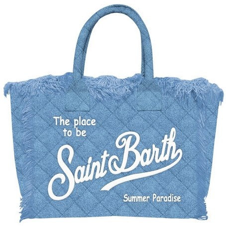 Tasche Vanity Large Sponge/Quilted Terry blau