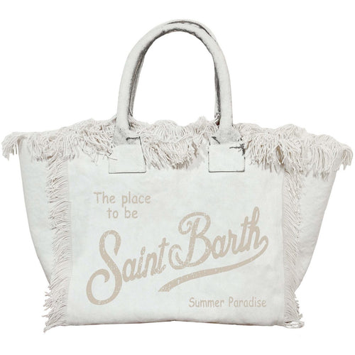 Tasche Vanity Canvas Large white/beige