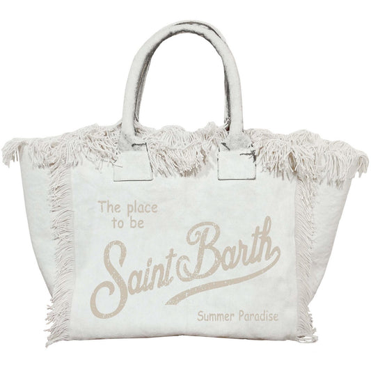 Tasche Vanity Canvas Large white/beige