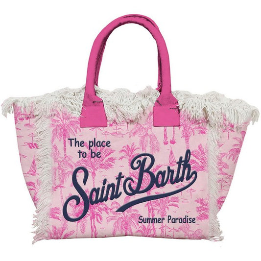 Tasche Vanity Canvas Large "Saint Beach" pink