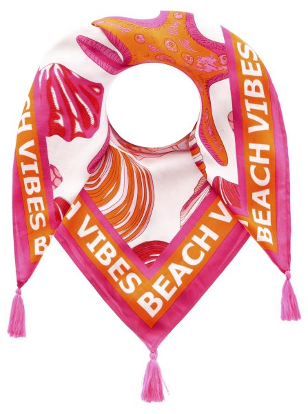 nachhaltiges Viereckstuch "Beachvibes Seestern"