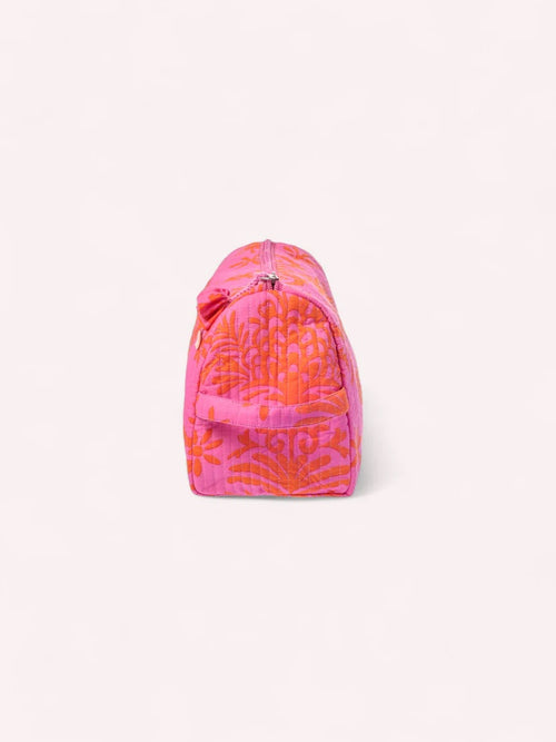 Wash Bag Pink Palm