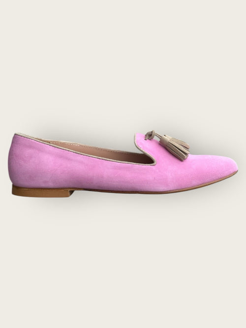 Tassel Loafer Rosa/Ecru