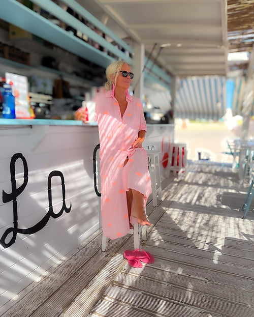 Shirt Dress Crab rose