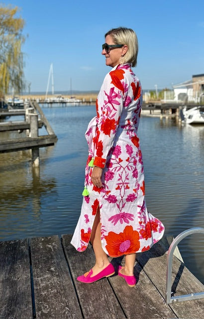 Hemdblusen Dress "Roseflowers"