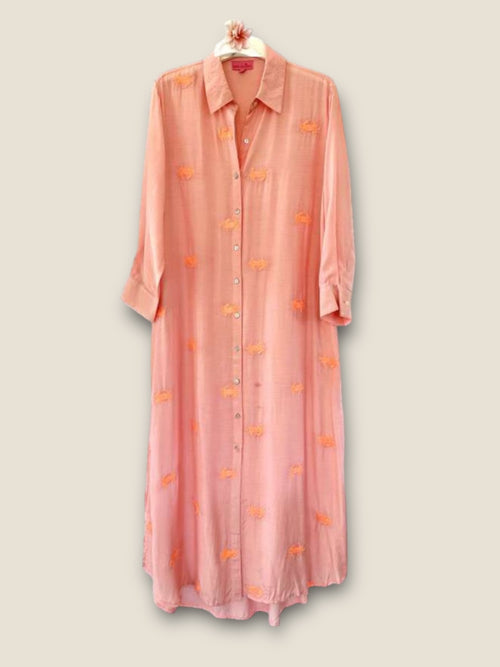 Shirt Dress Crab rose