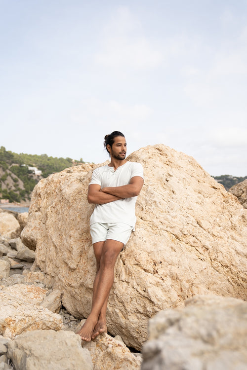 Sweat Short Antonio hellgrün