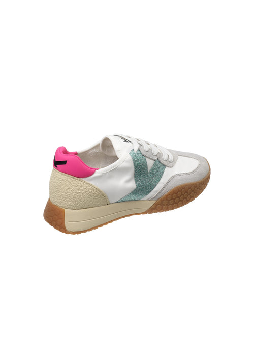 Kehnoo Sneakers white/sky/fuxia