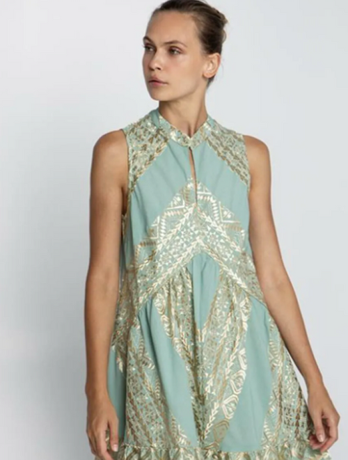 Short dress full face