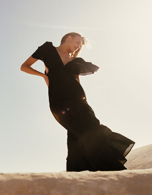 Dress "Tidal Radiance" black