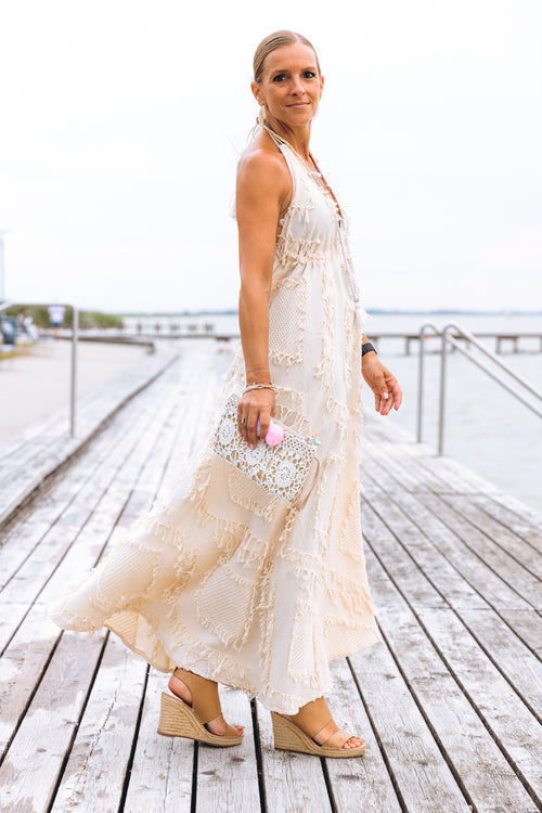 Pahiesa Long Dress "Formentera" ecru